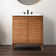 Calandre 30" Slat Modern Farmhouse 2-Shelf Bath Vanity Cabinet Only (Sink Basin not Included)