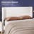 Bed Frame with Wingback Headboard, Velvet Upholstered Platform Bedframe with Wood Slats, No Box Spring Needed, Easy Assembly-516361677-516361676