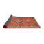 Tapis traditionnel rouge / noir / beige-351418471