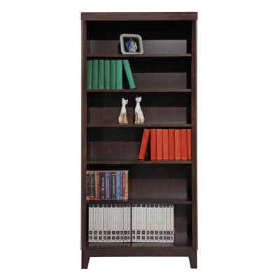 Rustic Cherry Display Bookcase