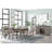 Casual Two Tone 6 Drawer Dining Table
