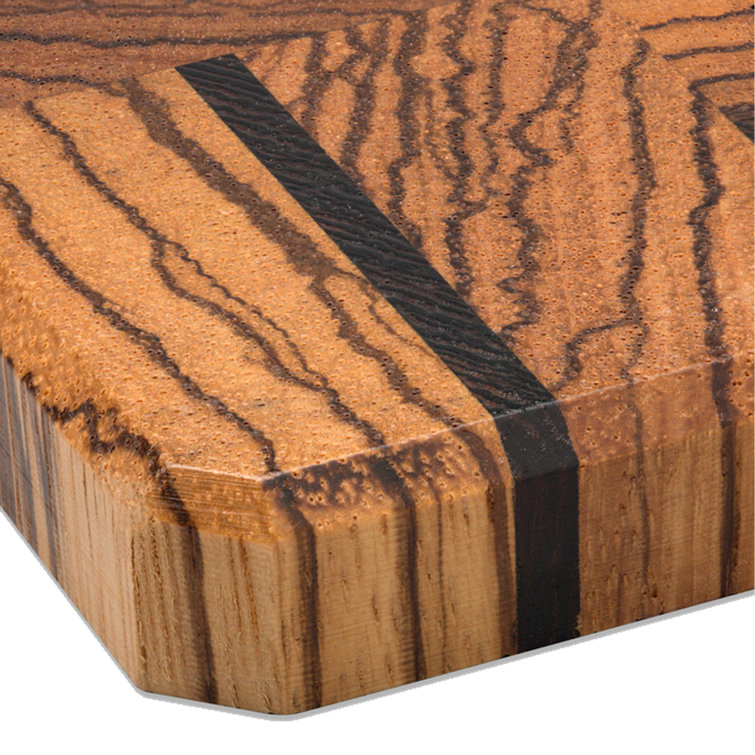Tiger Wood Coasters Edge Grain (Set of 4) A & E Millwork