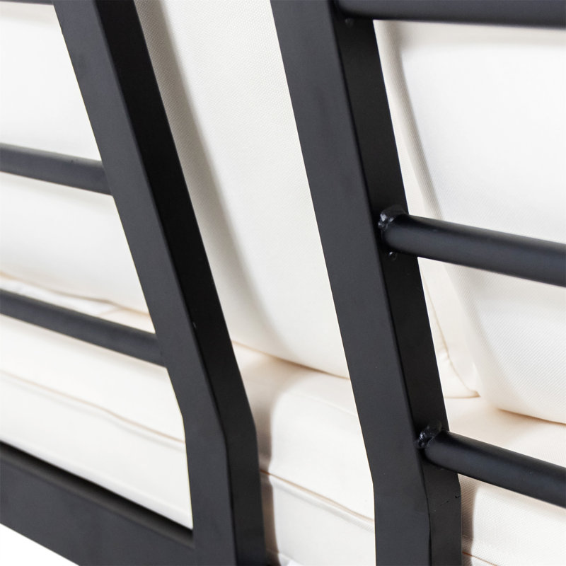 Ensemble de canapés modulaires 5 places avec coussins Doughty