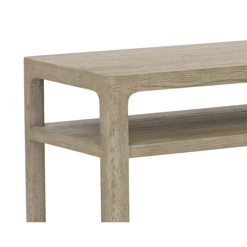 DONCASTER CONSOLE TABLE - BLACK, Smoke Gray