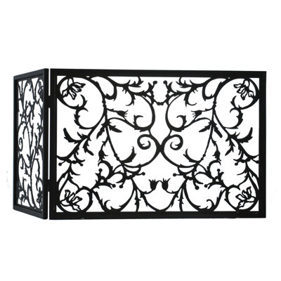 Vine 2 Panel Fireplace Screen