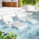 Ensemble de 2 chaises longues de patio en aluminium Pool Lounger