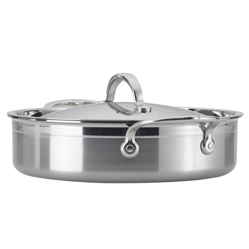 3.5-Quart Stainless Steel and Aluminum Sauteuse Pan