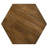 Athena Natural Hexagonal Top Coffee Table