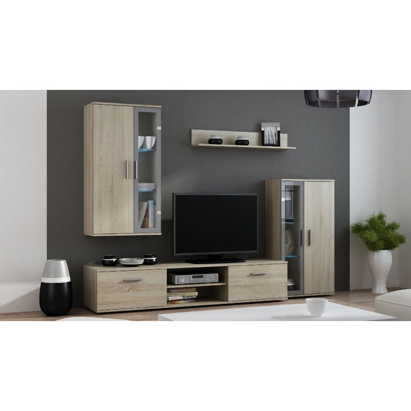 Maricelda Unfinished Entertainment Centre for TVs up to 85" with Fireplace Included