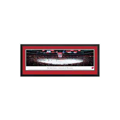 NCAA Wisconsin Hockey Framed Photographic Print on Paper