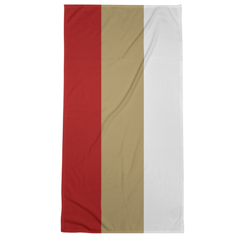 Cotton Blend Beach Towel, Gold