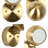 Bhagwan 1 - Light LED Dimmable Gold Armed Sconce