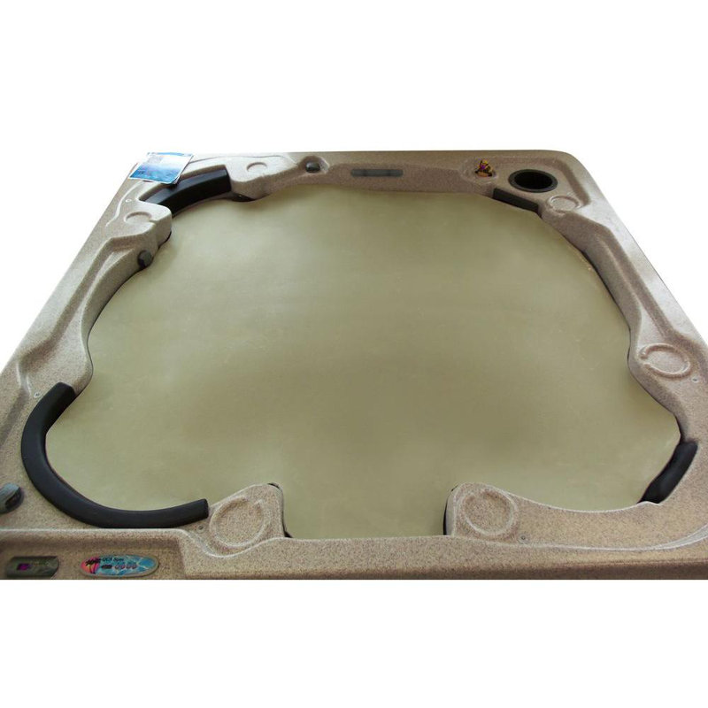 Dessus de spa isolant de 72 po par 82 po, beige, Québec