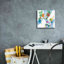 «Epic Graffiti» «Flower Power I» par Mike Schick, art mural sur toile giclée, 12 po x 12 po