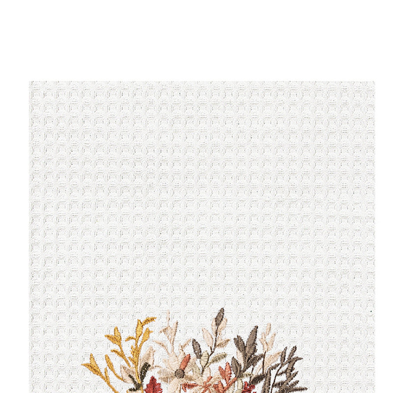Fall Floral Flowers Daisy Cute Dishtowel Home Kitchen Drying Dish Towel All Seasons Fall Autumn Harvest Decor Decoration