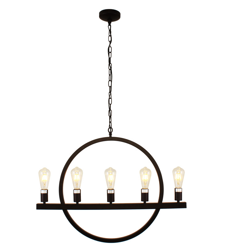 Redner 5 - Light Oil Rubbed Bronze Kitchen Island Pendant