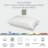 Exquisite Hotel Cotton Windowpane Pillow, Plush Density (Set of 4)-989644454