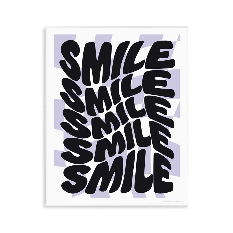 Art mural "Wavy Smile" par Reinders