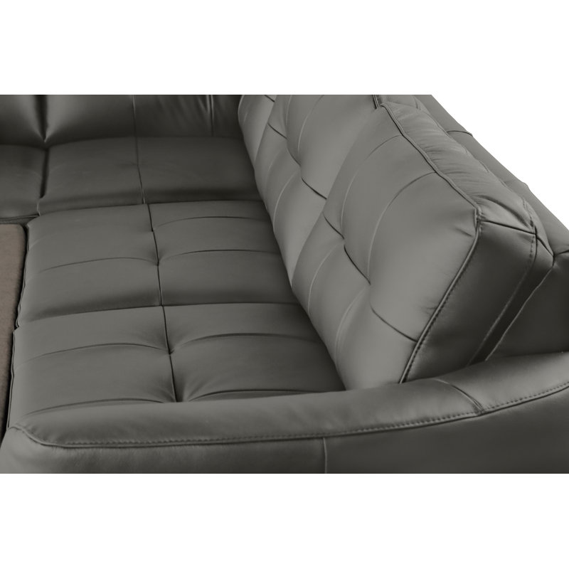 Hunnewell Sleeper Corner Sofa, Left Hand Facing, Dark Grey