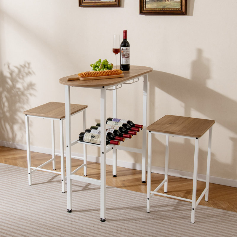 2 - Person Dining Set, Yellow/White