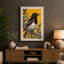 Perched Cardinal Botanical - Wrapped Canvas-1652882240-1652882250