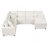 Cream Chenille Sofa