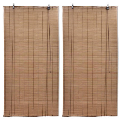 Semi Sheer Bamboo Roller Shade