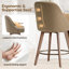 Tabouret de comptoir pivotant 26 po Makylia-1851578247