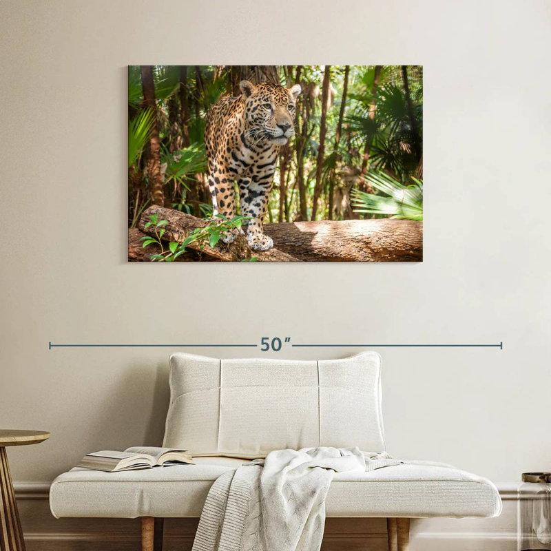 Léopard de forêt Brampt, H 26 po x l 39 po