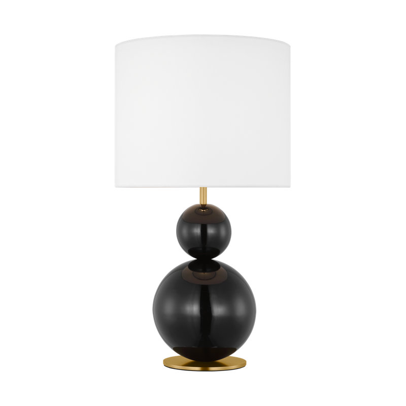 Suki Table Lamp, Gloss Black