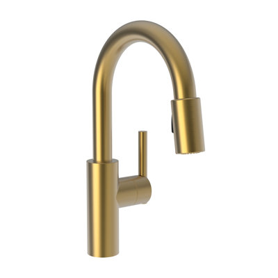East Linear Single Handle Pull Down Bar Faucet