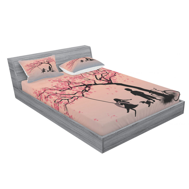 Microfiber Sheet Set, Full Sheet Set with Fitted Sheet