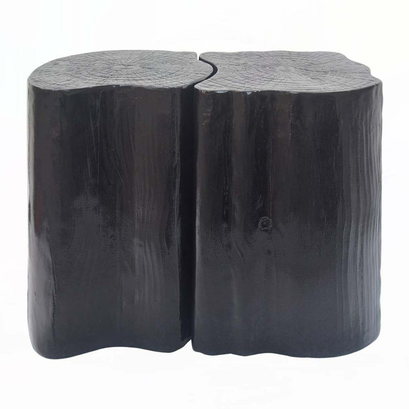 Irregular MGO End Table, Black