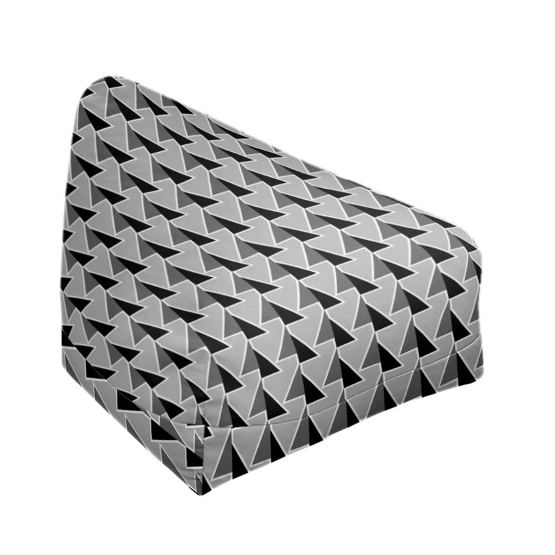 Fauteuil à billes standard &, H 38 po x L 42 po x P 29 po, Noir, Bourre en polyester
