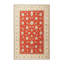Tapis oriental en laine beige / rouge-752319847