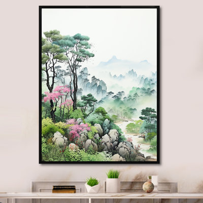 China Misty Mountains 4 - Art mural de Chine