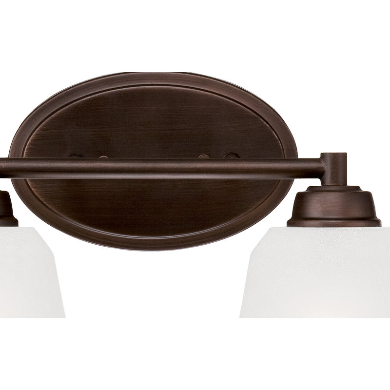 Thatcham 2 - Light Dimmable Vanity Light, Rubbed Bronze