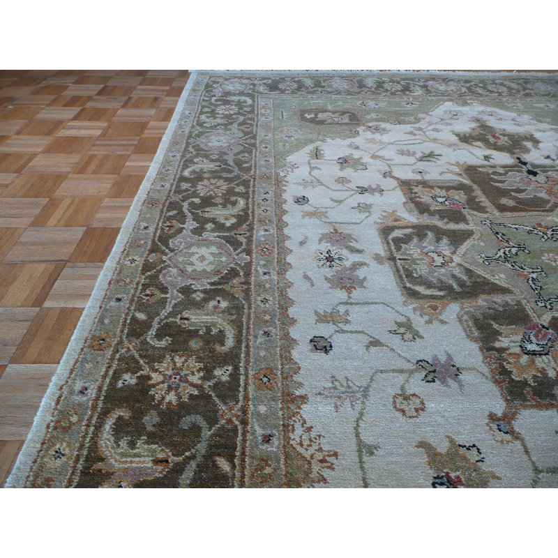 Tapis intérieur en laine noué la 7 pi 9 po x 10 pi 9 po one-of-kind Beaumont