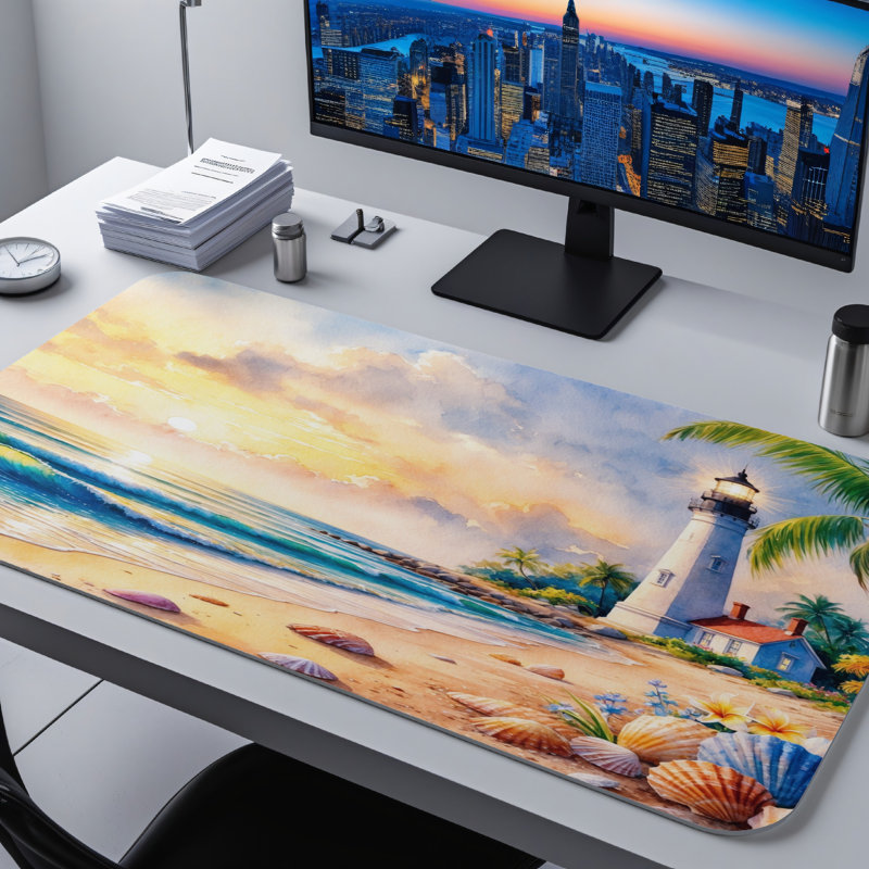 Polyester Desk Pad, 23.6x13.8