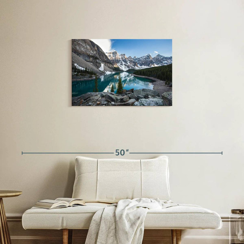 Lac Moraine bleu Alvord Glacial, H 20 po x l 30 po