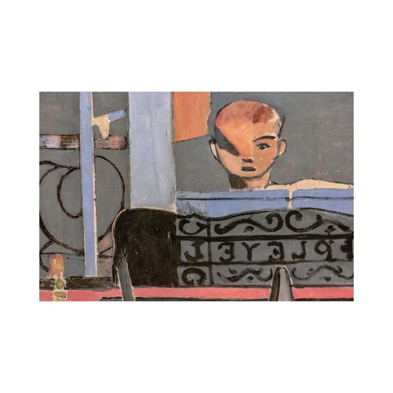 La leçon de piano, H 12 po x l 18 po x 1,5 po