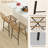 Rattan Counter Height Bar Stools Set of 2 Barstools with Back-1737675382