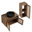 Meuble-lavabo de 30 po avec lavabo d'art en céramique et armoire latérale, 2 portes à fermeture douce, fixation à flotteur-1566378640-1566378642