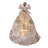 Kurt Adler 12" Prelit Angel With Star Reflect Effect Tree Topper