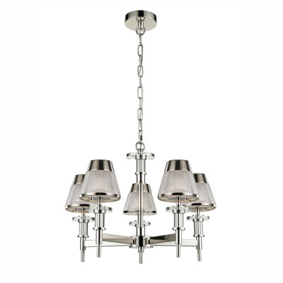 Amanzia 5 - Light Shaded Chandelier