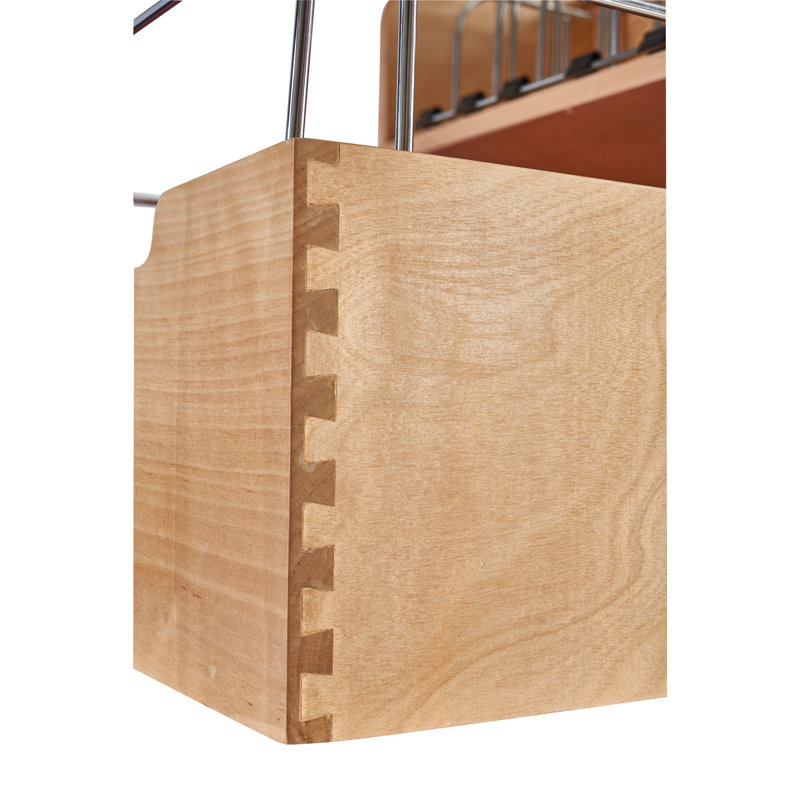 Rev-A-Shelf Food Storage Container Organizer w/ Soft-close, Natural , 20.5" W