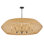 Luca Eight-Light Woven Drum Chandelier by Lisa McDennon