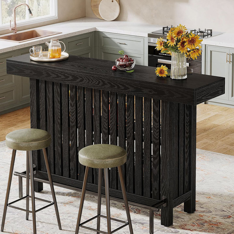 Unité de bar 63 po Modern Black