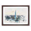 The Shard London England Skyline - Picture Frame Painting Print-56856402-56856398