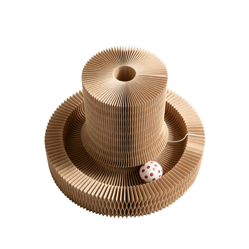 Jouets interactifs pour chats d'intérieur, poteau à griffer pour chat Magic Organ, griffoir en carton pour chat